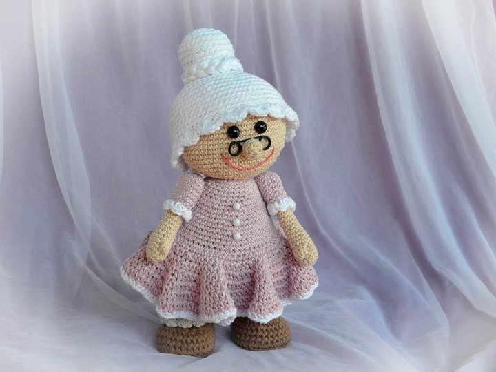 Oma Rosl Dekofigur für Großeltern zu Geburtstag Muttertag Hochzeitstag