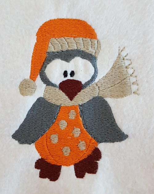 Stickdatei "WinterPinguine“ - Bild 2