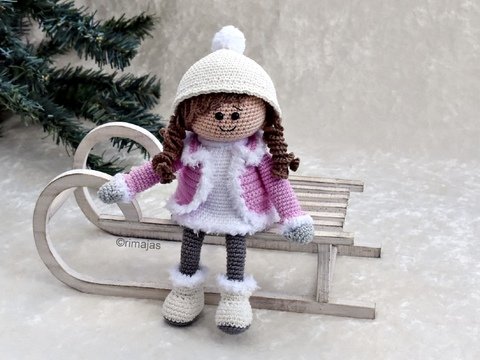 Häkelanleitung - Winterkind Marie - Dekoidee