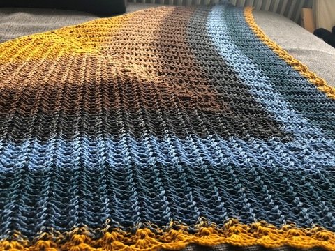 Häkeltuch in toller strickoptik Maschenputtel
