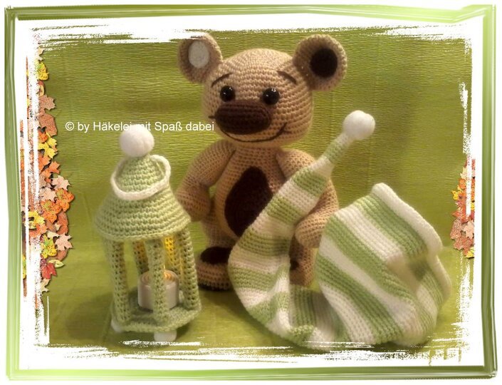 Häkelanleitung Amigurumi/Stanislaf der Wächterbär