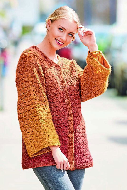 HÄKELJACKE CORNER TO CORNER - Bild 3