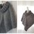 Crochet pattern poncho with cowl
