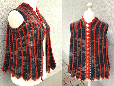 einfache Weste "Flügelfrau"