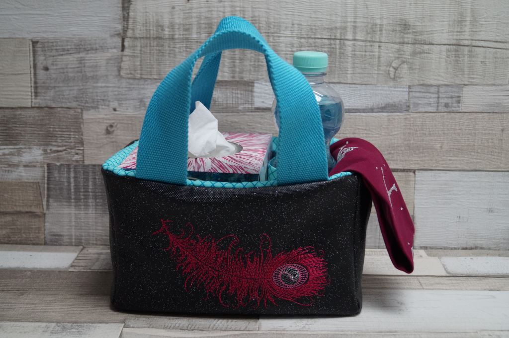 Utensilo Körbchen ZweiFach Nähanleitung und Schnittmuster