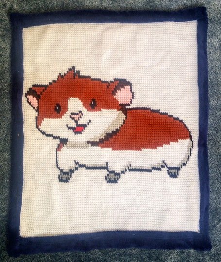 Decke für Neugeborene // Kissenbezug (Meerschweinchen)