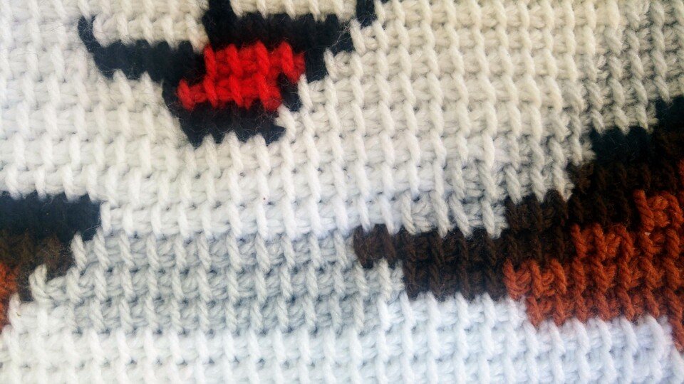 Decke für Neugeborene // Kissenbezug (Meerschweinchen)