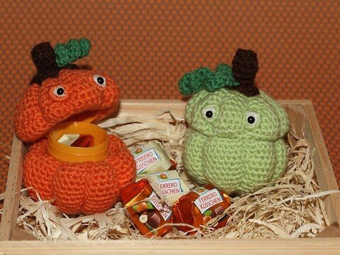 Häkelanleitung Sweepies Ü-Kürbis Granny