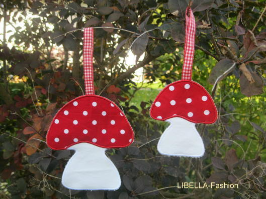 FliegenPilz- Anhänger ITH Stickdatei