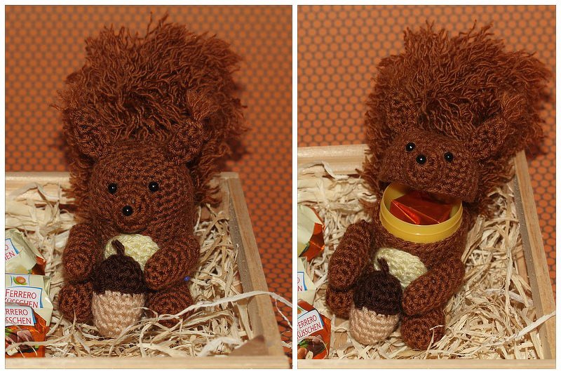 Häkelanleitung Sweepies Ü-Pet Eichhörnchen