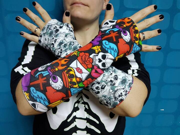 Armstulpen Fada Nähanleitung und Schnittmuster