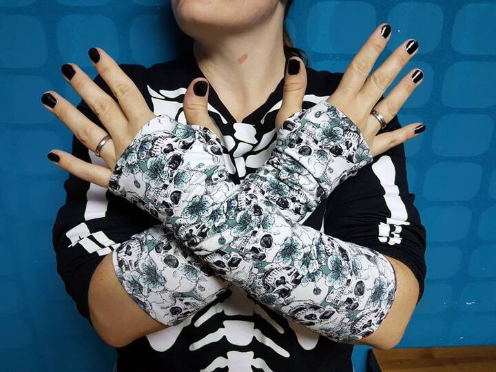 Armstulpen Fada Nähanleitung und Schnittmuster