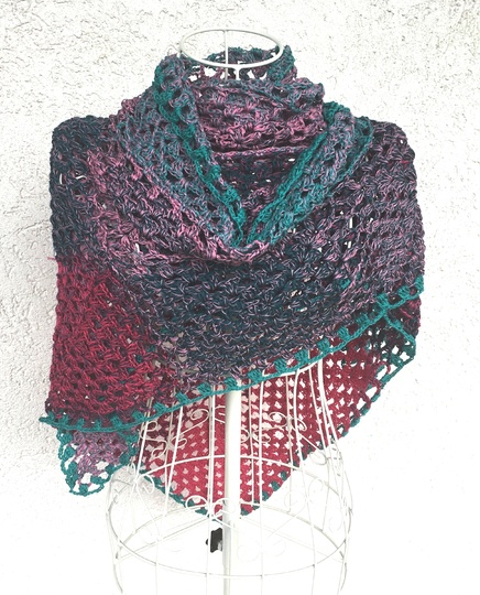 Tuch Patch-Work-Play aus 1 BOBBEL COTTON von Woolly Hugs häkeln