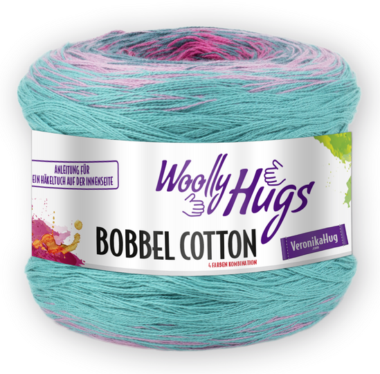 Tuch Patch-Work-Play aus 1 BOBBEL COTTON von Woolly Hugs häkeln