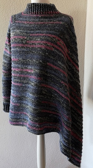 Poncho häkeln - Ponchover - Häkelanleitung PDF