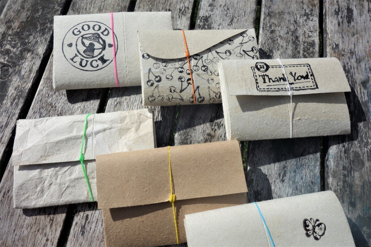 Recycling-Geldbörse aus Getränkekarton