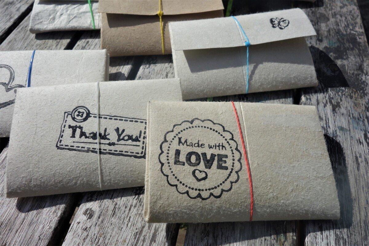 Recycling-Geldbörse aus Getränkekarton