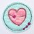 Stickdatei Herz 10x10cm Rahmen