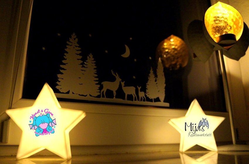 Plotterdatei Hirsche im Wald - Bild 12