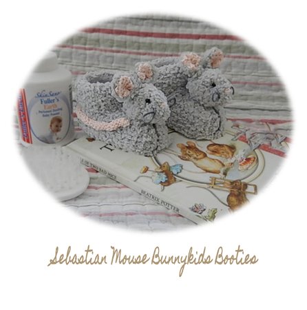 Sebastian Mouse BunnyKids Booties – Series 2 (0 – 12 months