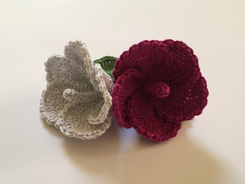 Hibiskusblüte - Häkelanleitung