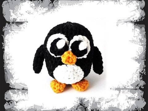 kleiner Pinguin (Schlüsselanhänger/Taschenbaumler)