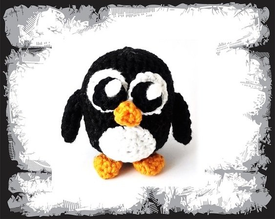 kleiner Pinguin (Schlüsselanhänger/Taschenbaumler)