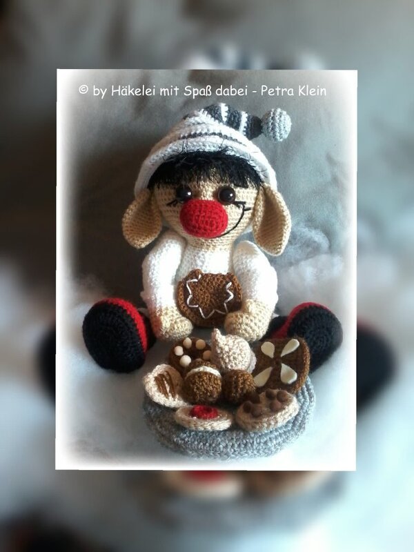 Häkelanleitung Amigurumi / Lecker-Mäulchen der kleine Wichtel / Weihnachten