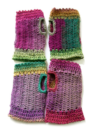 Häkelanleitung #2 für Pulswärmer / Armstulpen von crochet-jewels