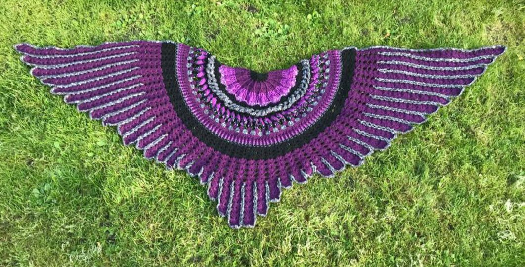 Tuch „Mitternachtsengel“