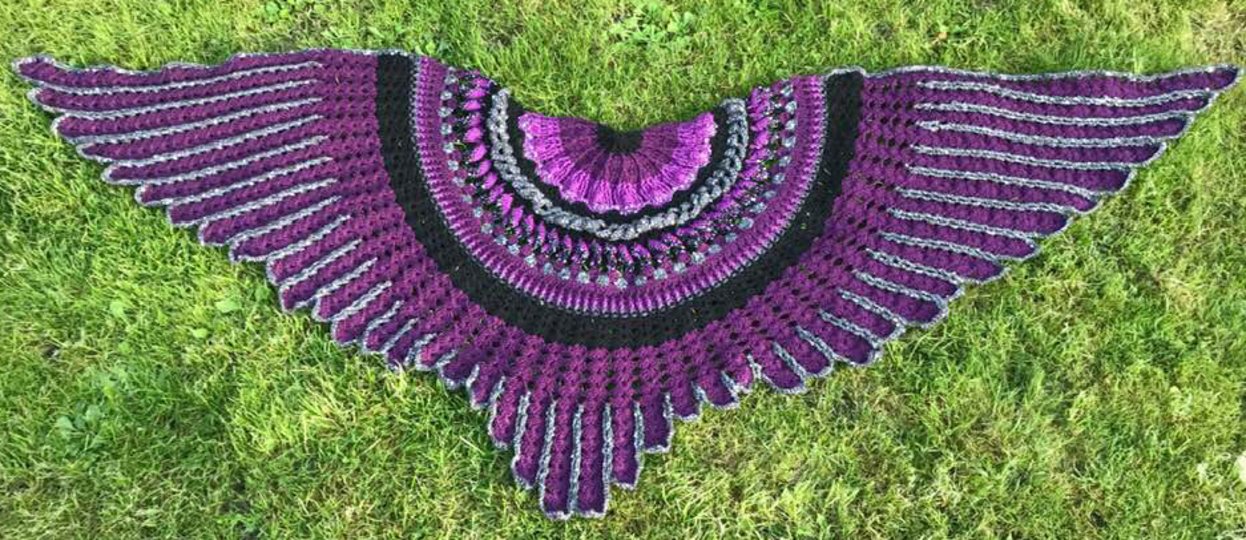 Tuch „Mitternachtsengel“