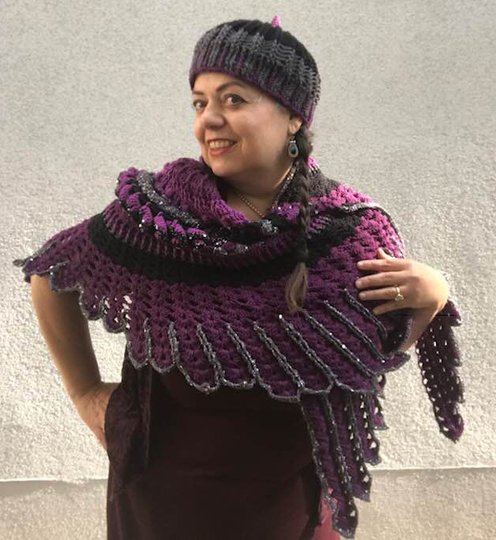 Tuch „Mitternachtsengel“