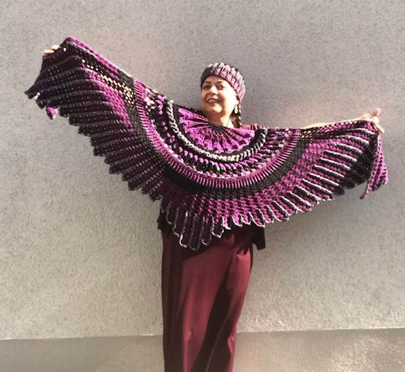 Tuch „Mitternachtsengel“