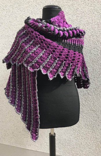 Tuch „Mitternachtsengel“