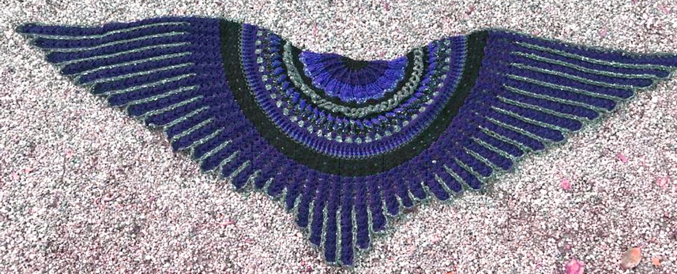 Tuch „Mitternachtsengel“