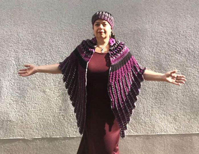 Tuch „Mitternachtsengel“