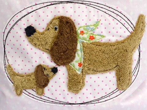 Stickdatei Hundemama Doodle 13x18cm