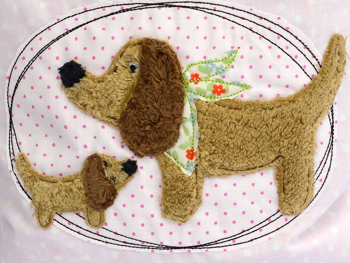 Stickdatei Hundemama Doodle 13x18cm