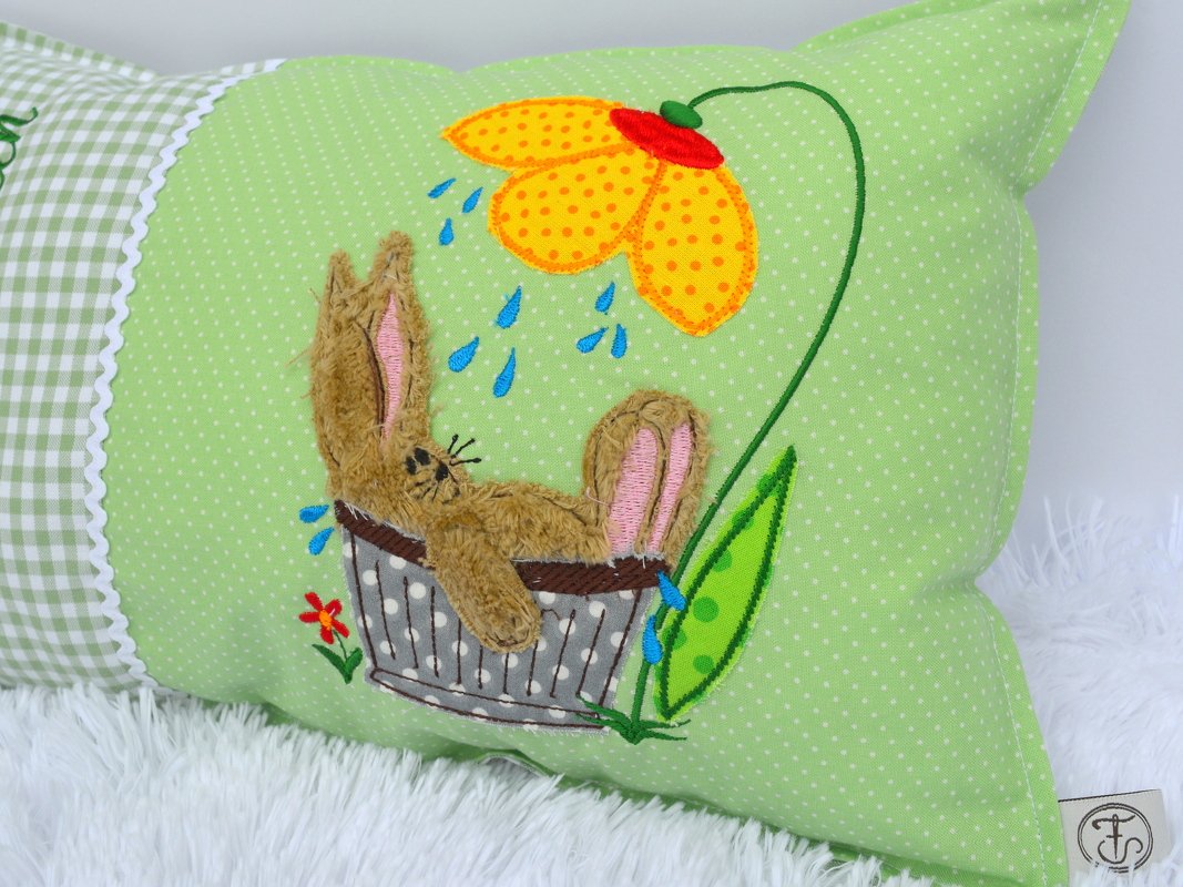 Stickdatei Hasendusche Doodle 13x18cm Rahmen - Bild 2