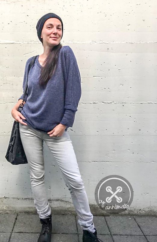Katina Oversizepullover 32-46 Schnittmuster und Nähanleitung