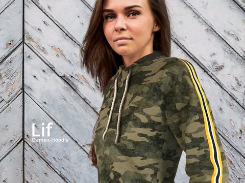 Lif Hoodie 32-46 Schnittmuster und Nähanleitung