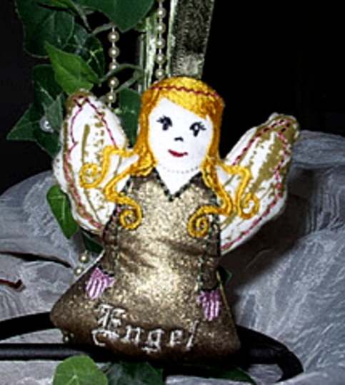 Stickdatei "Engel“ drei Varianten ab Rahmen 10 cm x 10 cm