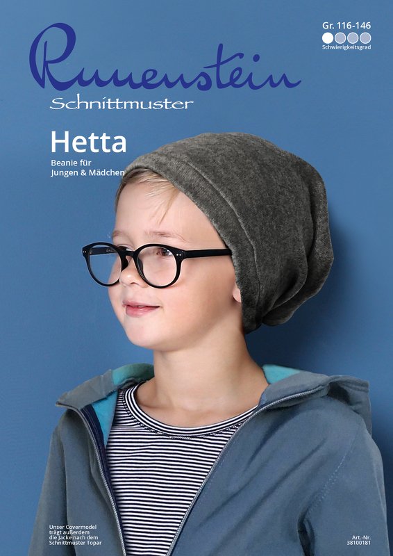 Hetta Beanie 116-146 Schnittmuster &amp; Nähanleitung