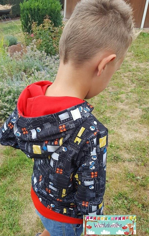 Arkin Hoodie 116-146 Schnittmuster & Nähanleitung - Bild 3