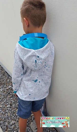 Arkin Hoodie 116-146 Schnittmuster & Nähanleitung
