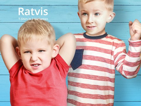 Ratvis Shirt/Longsleeve 86-116 Schnittmuster & Nähanleitung