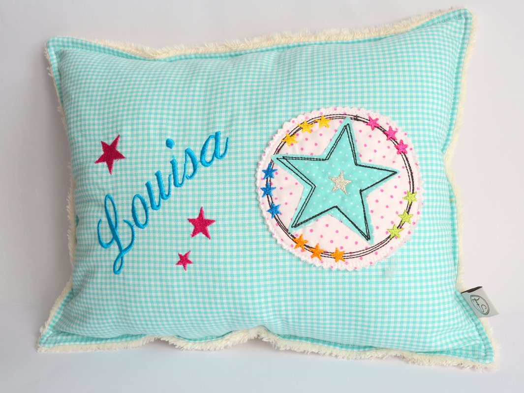 Stickdatei Stern doodle 2er SET 10x10cm - Bild 2