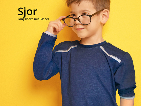 Sjor Pullover/Sweathirt 86-116 Schnittmuster & Nähanleitung