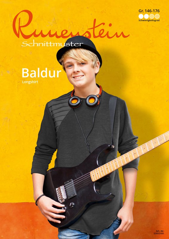 Baldur Shirt/Longsleeve 146-176 Schnittmuster &amp; Nähanleitung