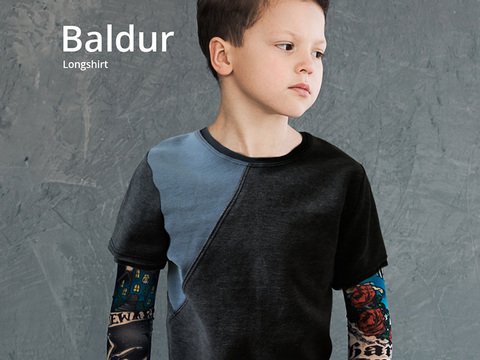 Baldur Shirt/Longsleeve 116-146 Schnittmuster & Nähanleitung
